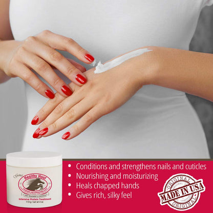 Top view of Gena Healthy Hoof nail and cuticle conditioning cream