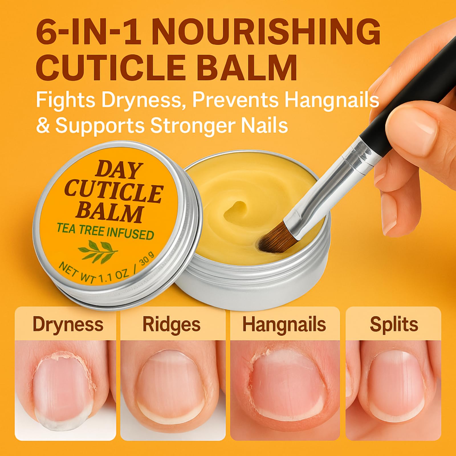 KmaxShip cuticle balm in yellow box packaging