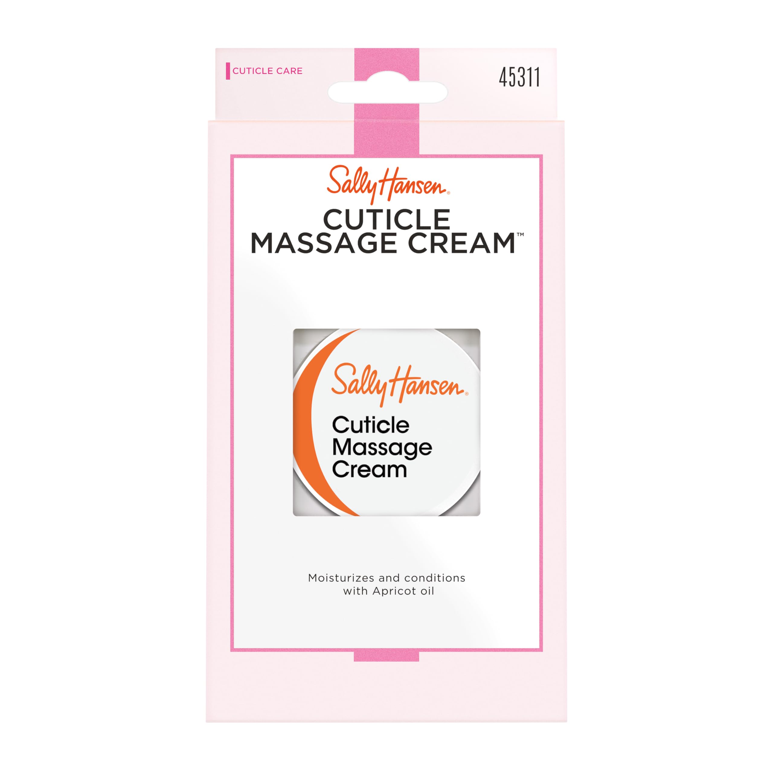 Applying Sally Hansen moisturizing cream to cuticles