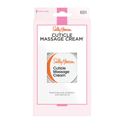 Applying Sally Hansen moisturizing cream to cuticles