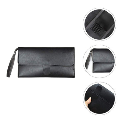 Uonlytech compact rectangular salon scissor pouch side profile view