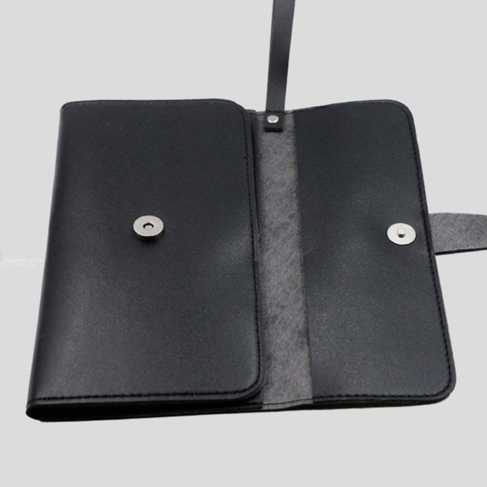 Uonlytech leather tool pouch packed with hairdressing shears
