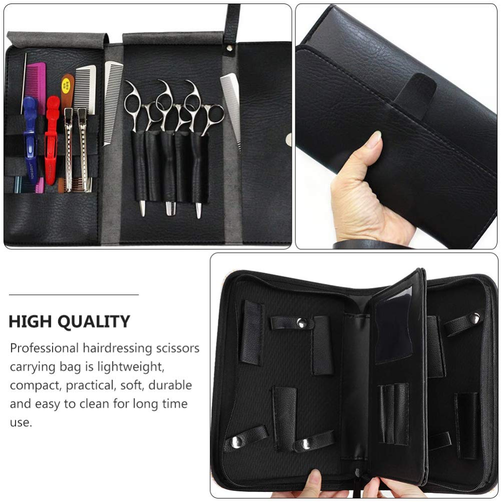 Uonlytech salon cutting accessories organizer pouch showing stitching detail