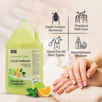 Pro Nail professional cuticle softener gallon container
