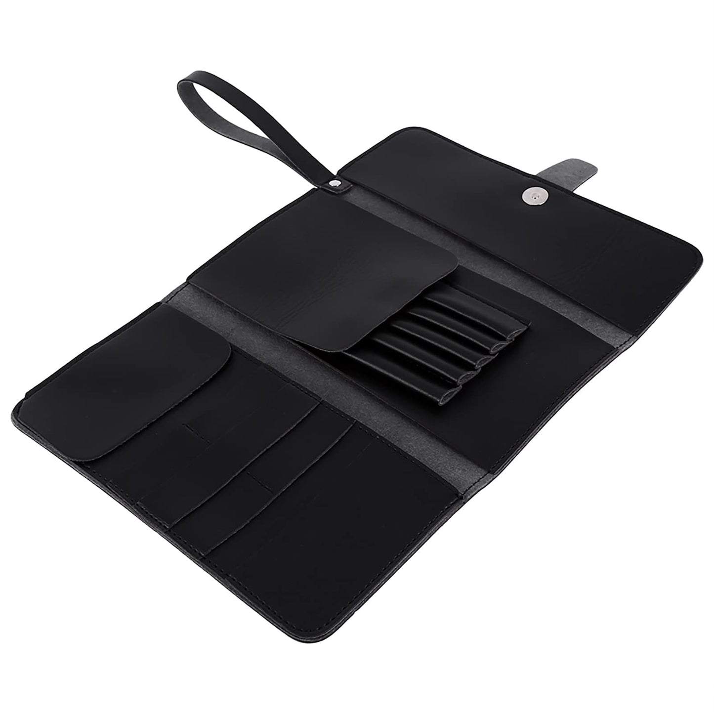 ZJchao salon shear and comb holder bag fully loaded with professional hairdressing equipment.