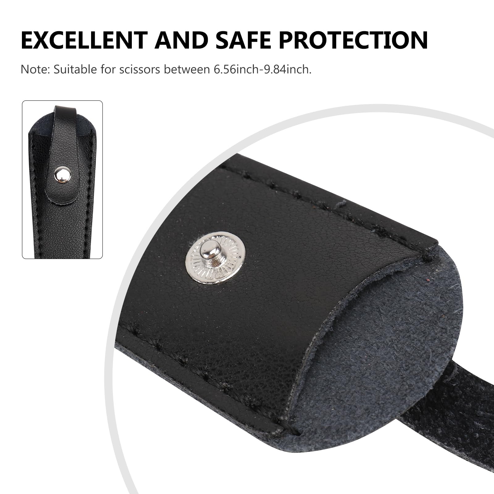 Compact barber scissor protector bag designed to prevent tool damage.
