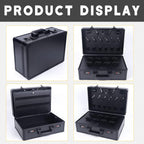 Neltharion hairdressing suitcase displaying custom scissor slots and straps