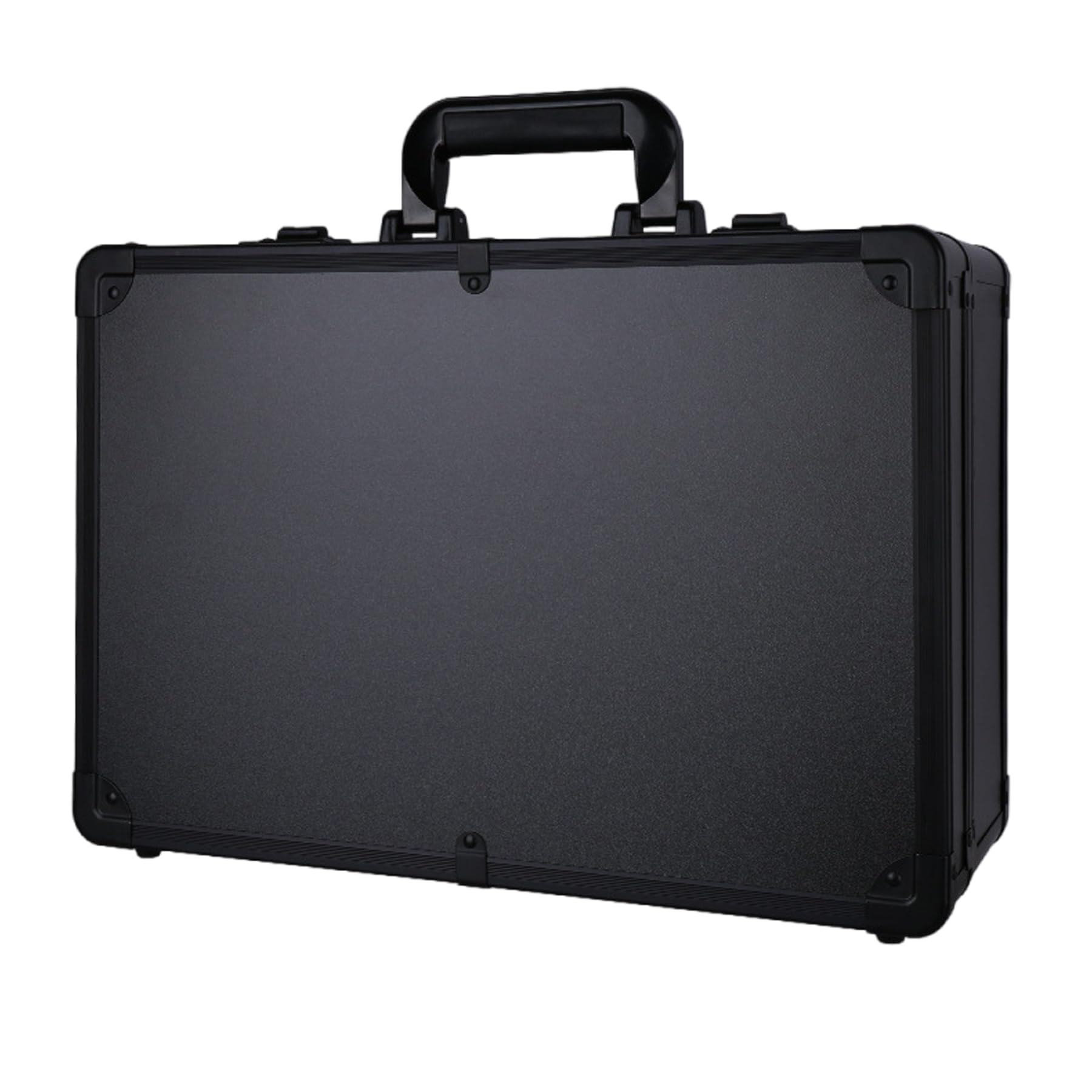 Neltharion portable salon briefcase showing the soft premium polyurethane leather wrapped handle for comfortable carrying