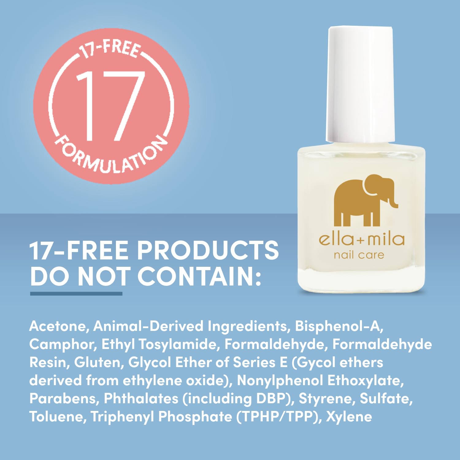 Authentic USA imported Ella+Mila nail care collection