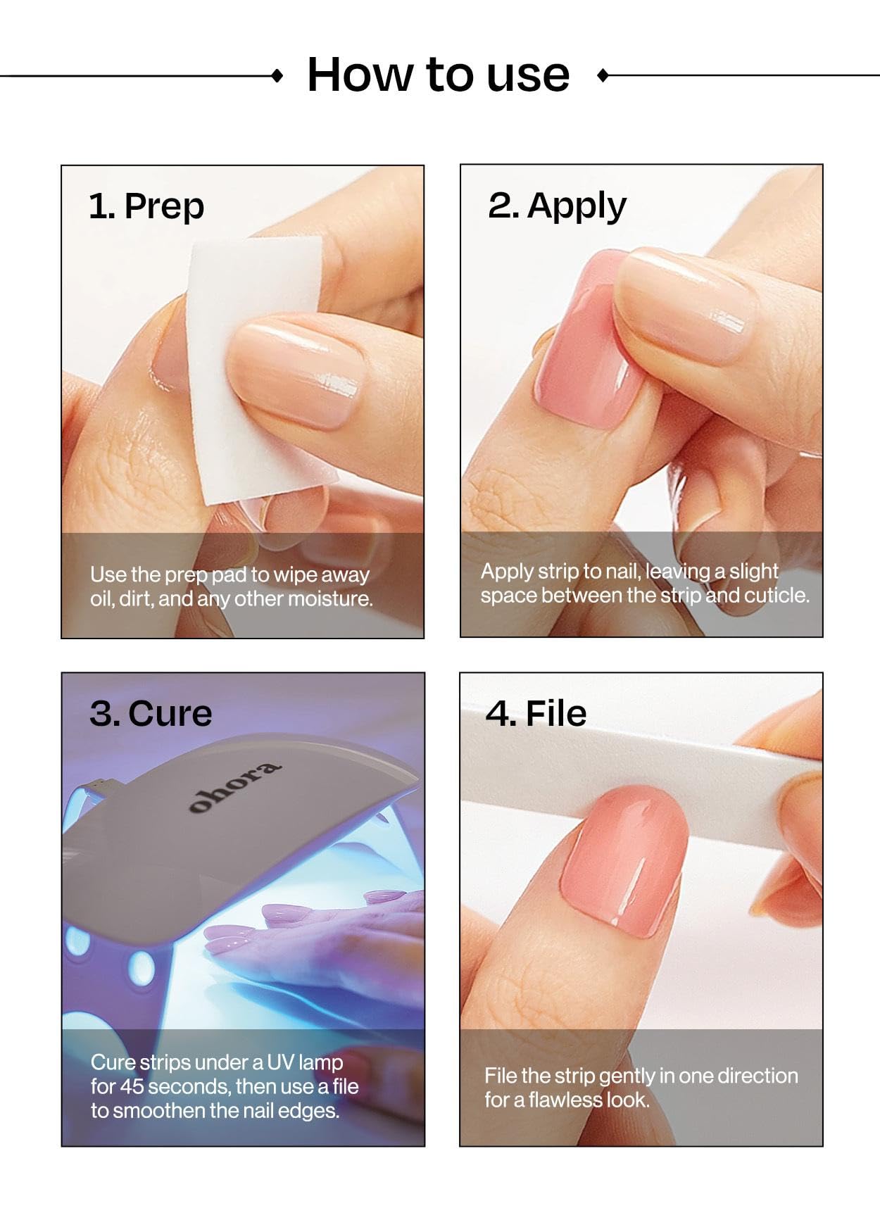 Authentic Ohora USA imported nail care product