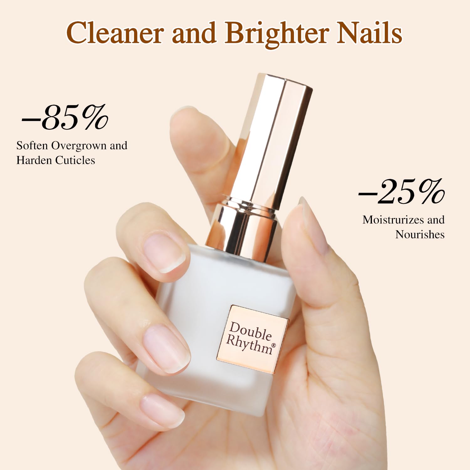 Close up of Canni nail care softener texture