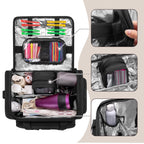 BAFASO professional barber tool bag interior with heat-resistant lining