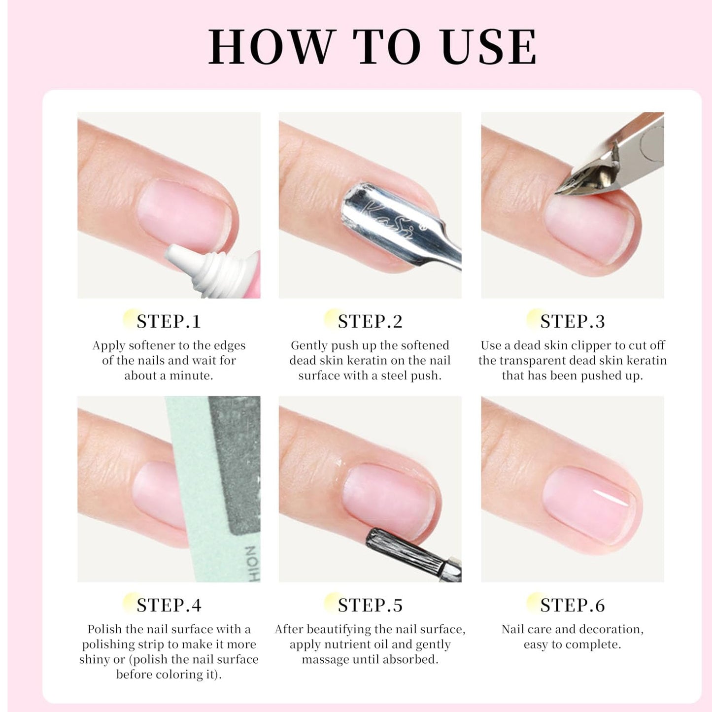 Professional nail prep with Sullmar cuticle remover