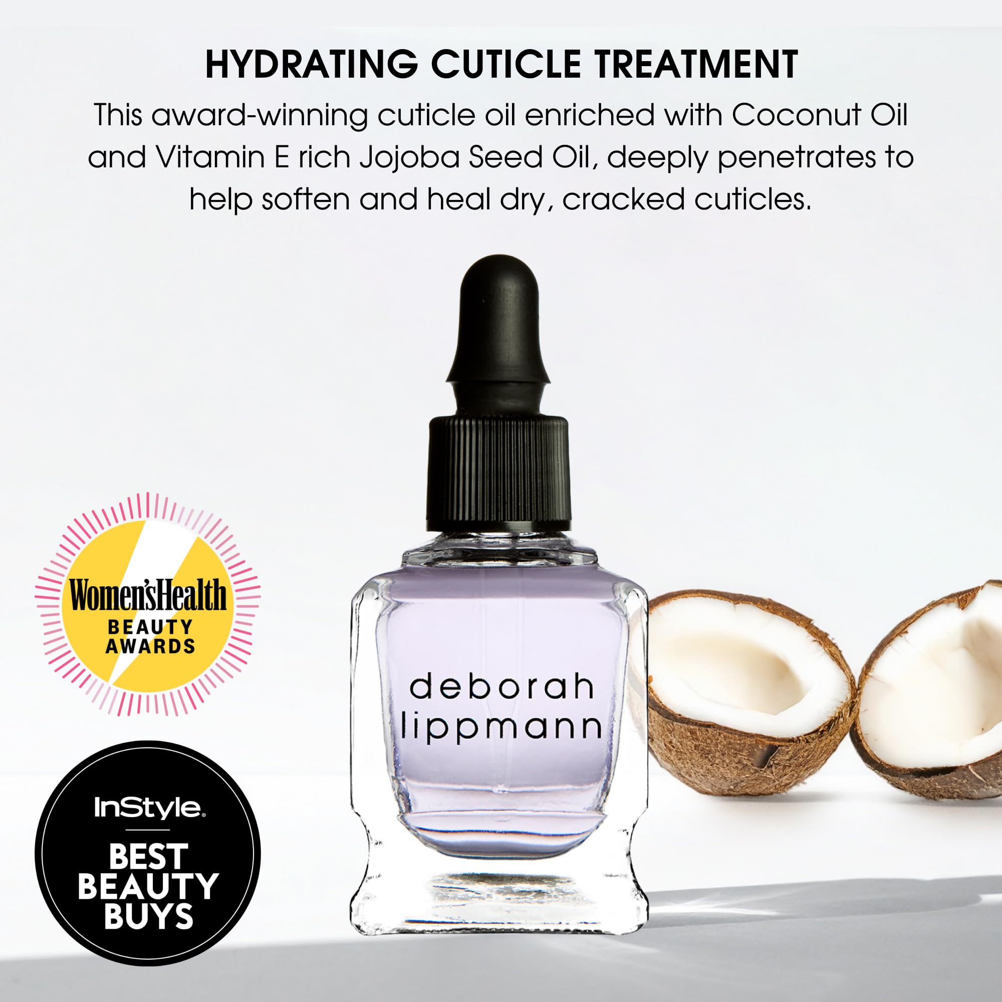Deborah Lippmann hydrating nail treatment packaging