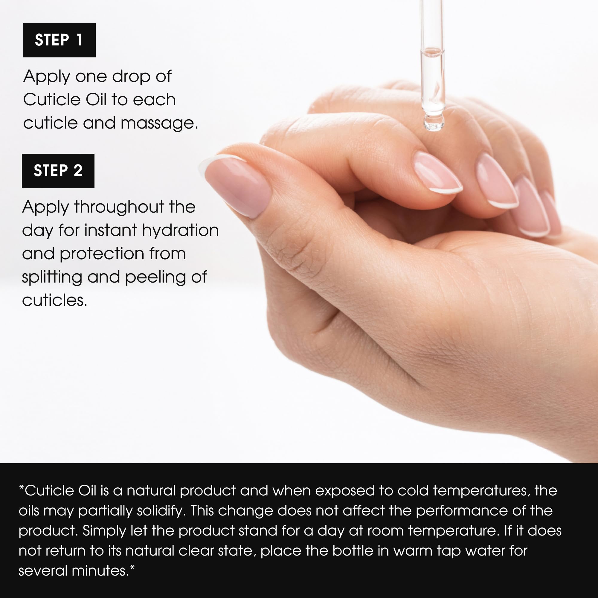 Deborah Lippmann cuticle oil bottle size comparison