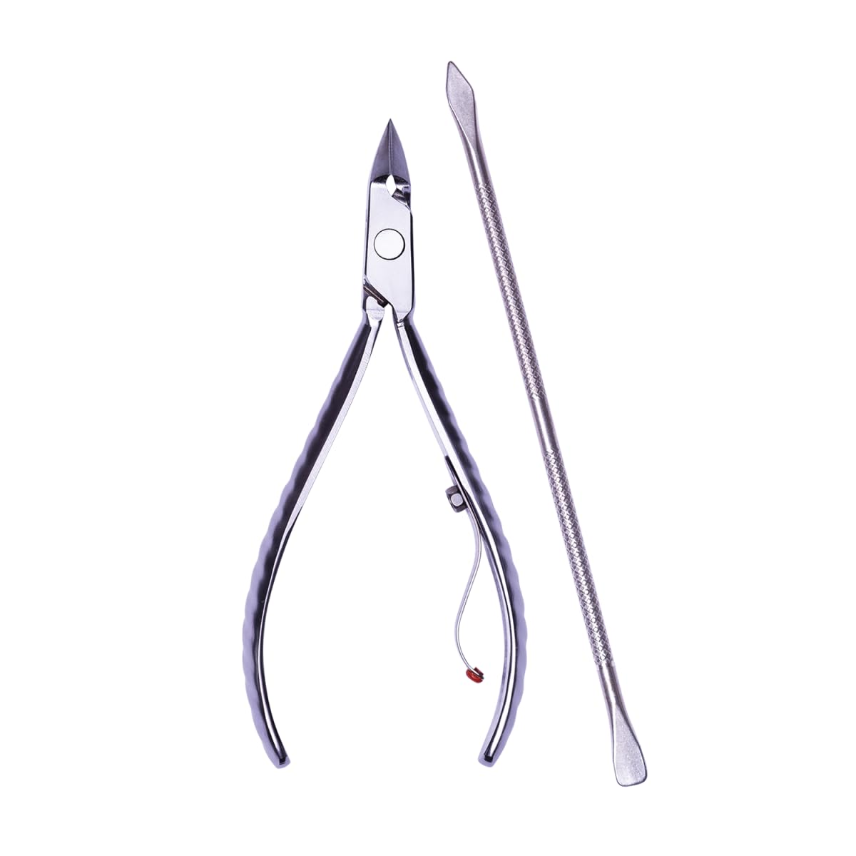 Close up of Mundial 778-E stainless steel nipper jaw