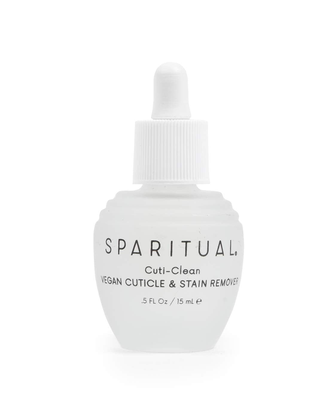 SpaRitual 15ml cuticle remover bottle with dropper cap