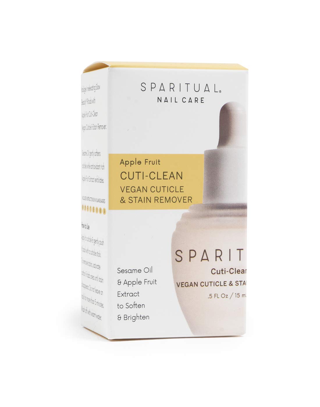 SpaRitual nail care stain remover vegan formula packaging