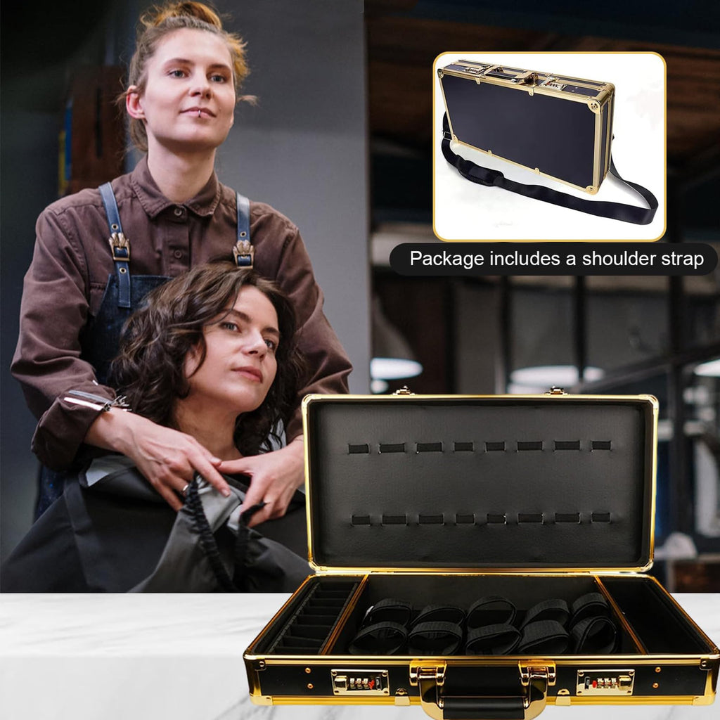 GYKLE portable salon case loaded with hairdressing tools