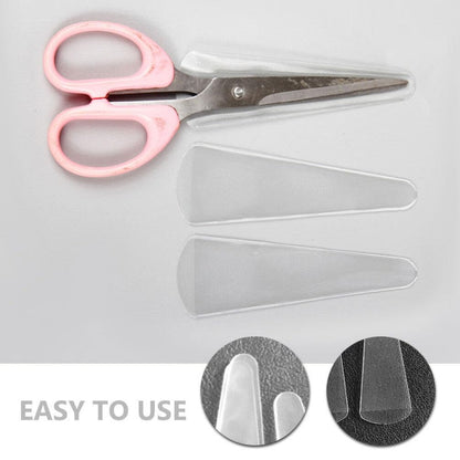 Alipis premium clear scissor tip guards preventing accidental cuts and keeping salon tools organized in drawers