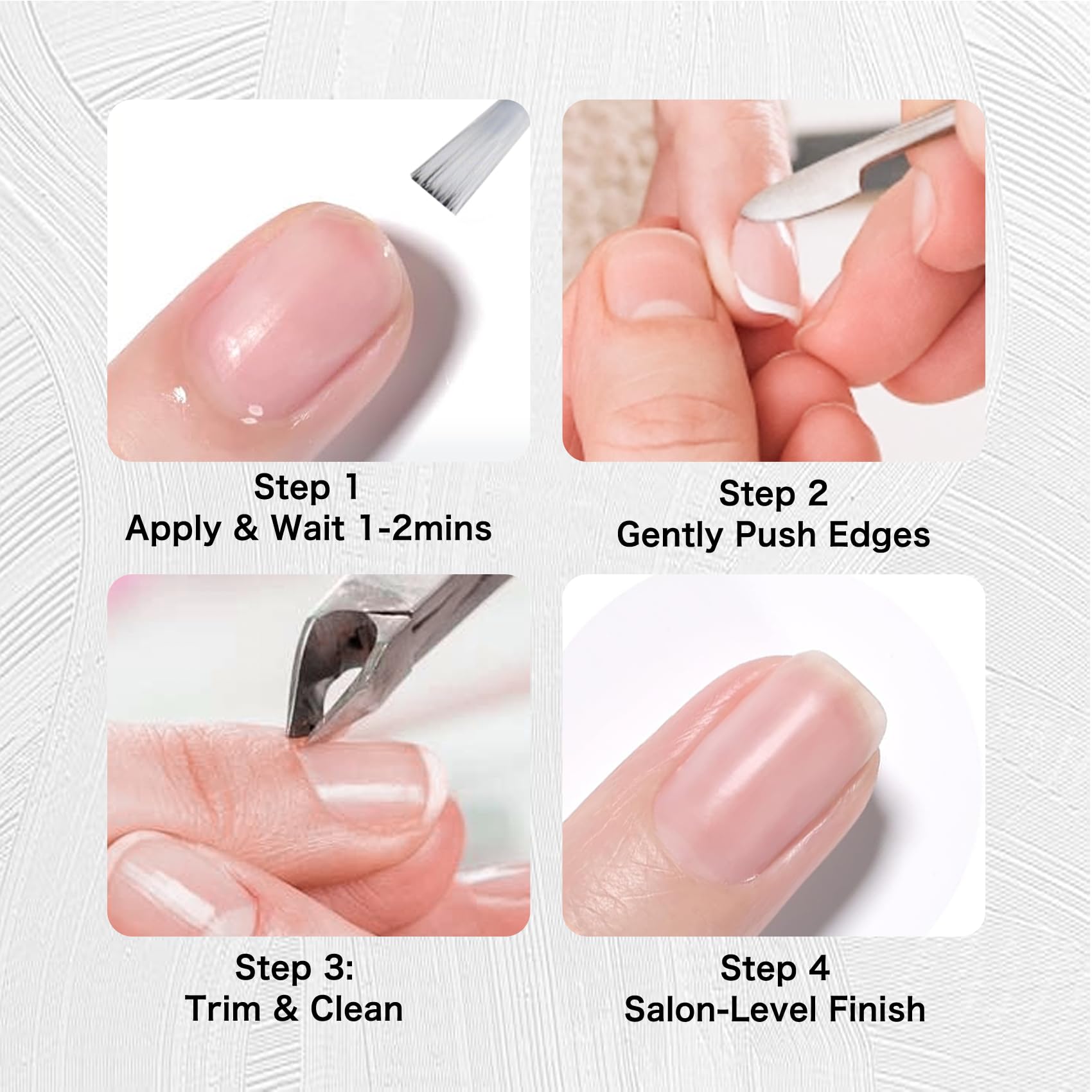 Professional cuticle remover liquid application