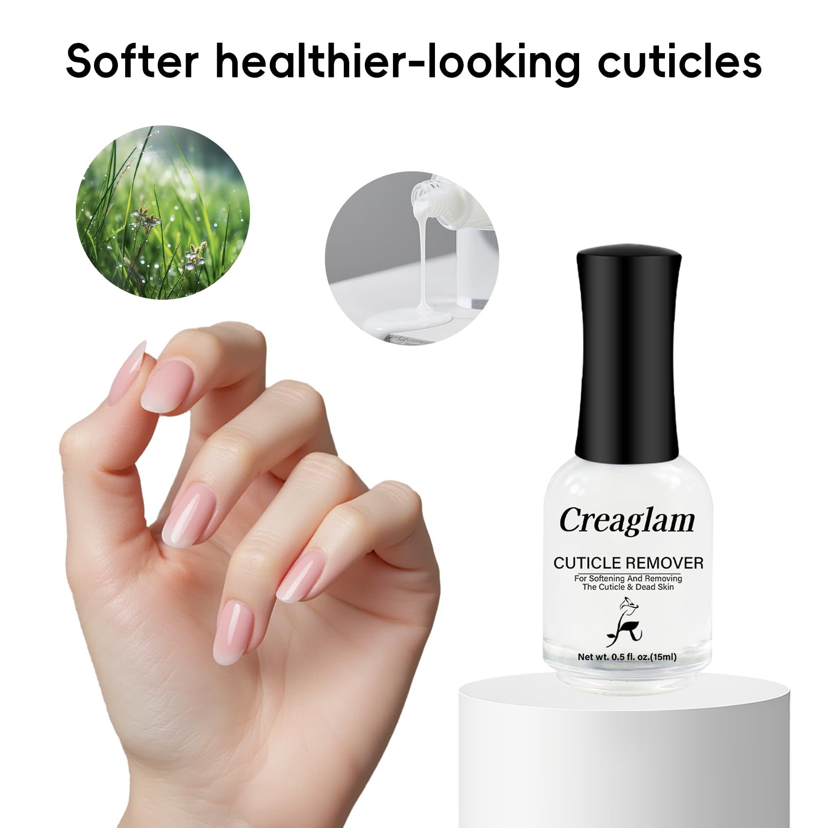 Top view of Creaglam cuticle care treatment