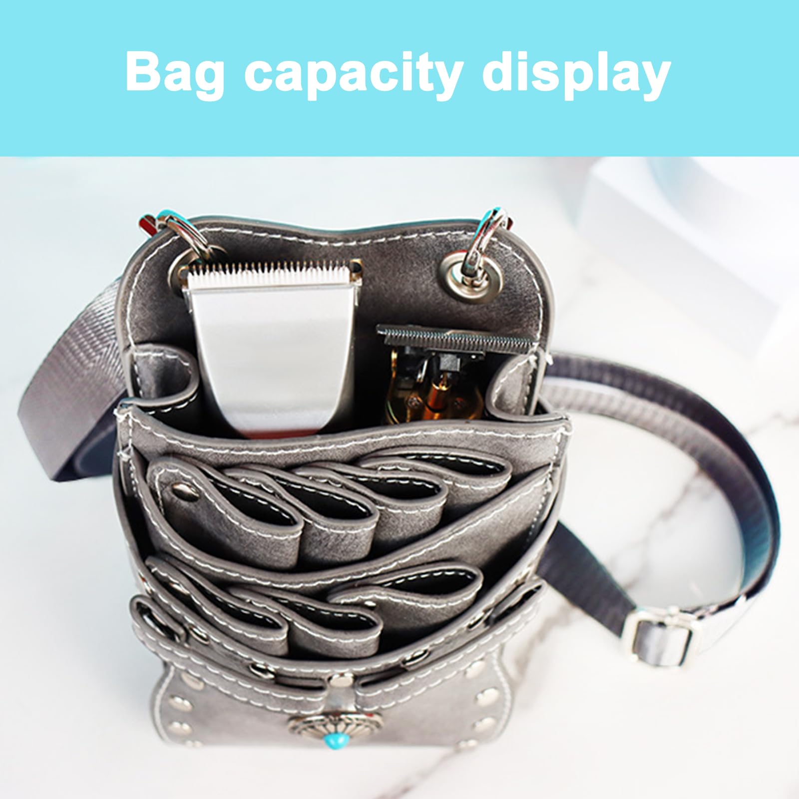 Brrnoo imported pink salon waist belt bag unattached showing compact travel size dimensions