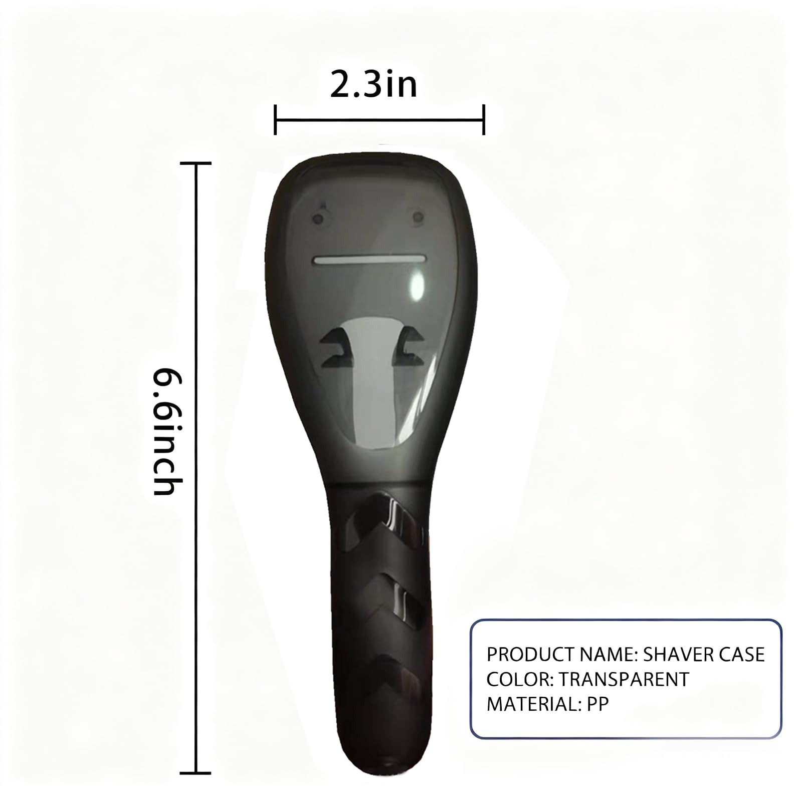 Dustproof travel grooming accessory box highlighting the secure snap lock closing latch.