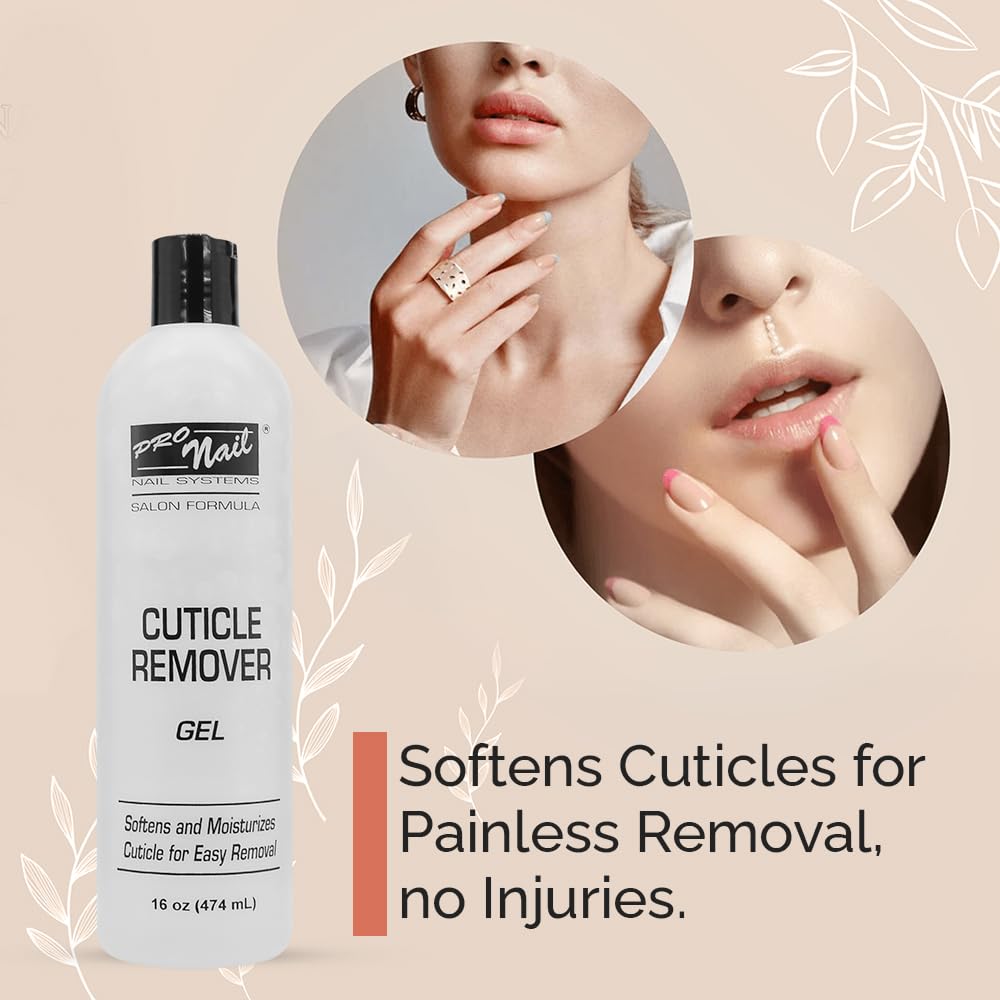 Pro Nail Cuticle Remover Gel professional nail prep tool in use