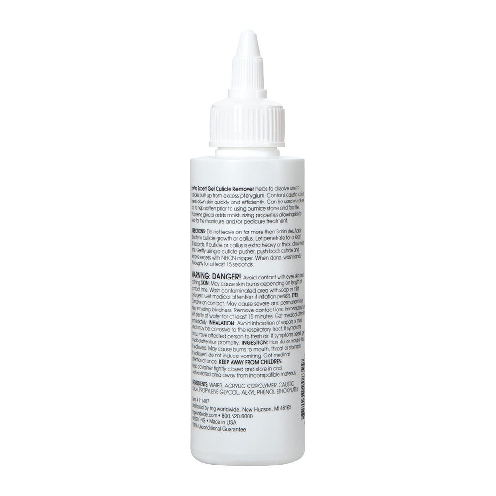 ForPro Expert Gel Cuticle Remover back label details