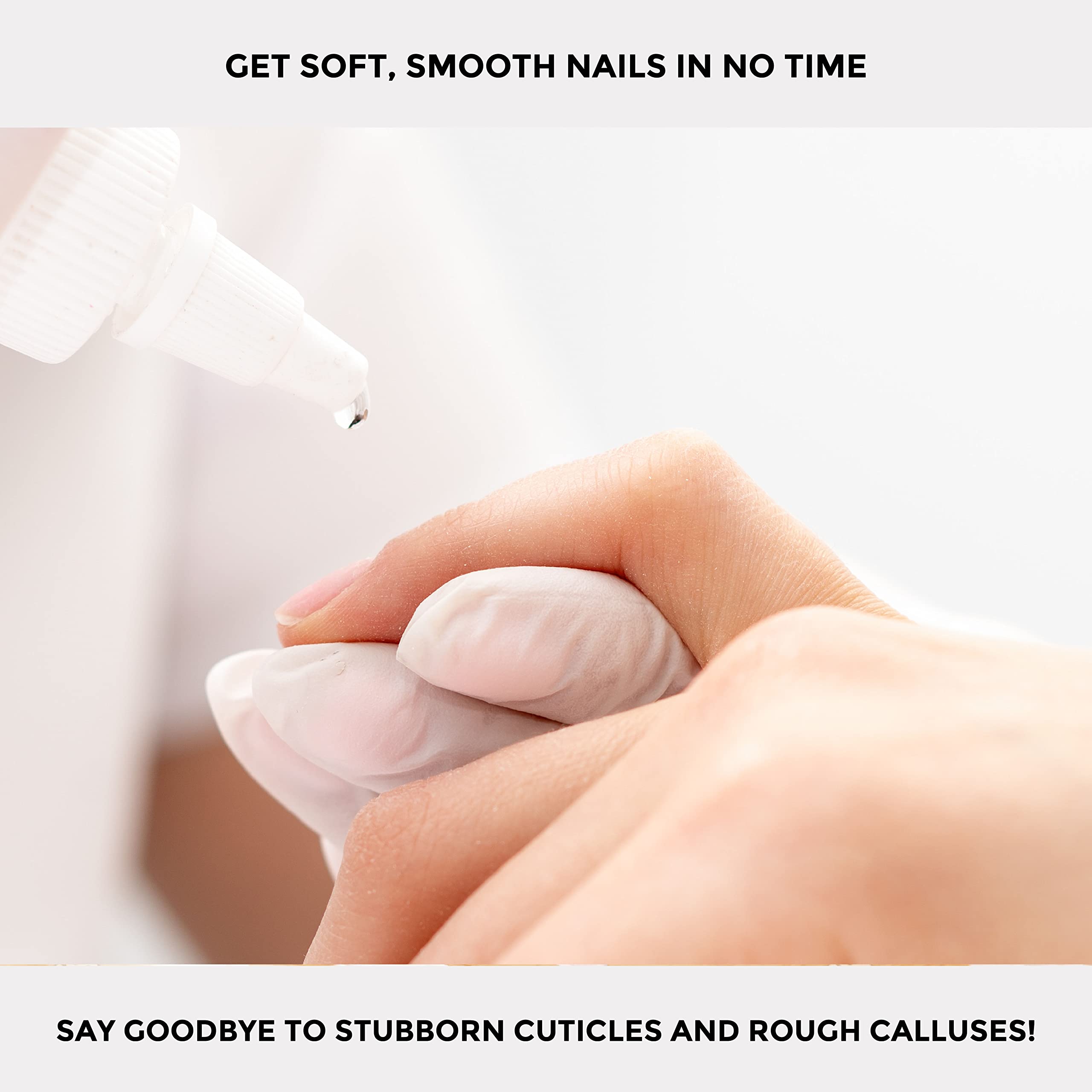 ForPro callus softener gel used on professional salon manicure station