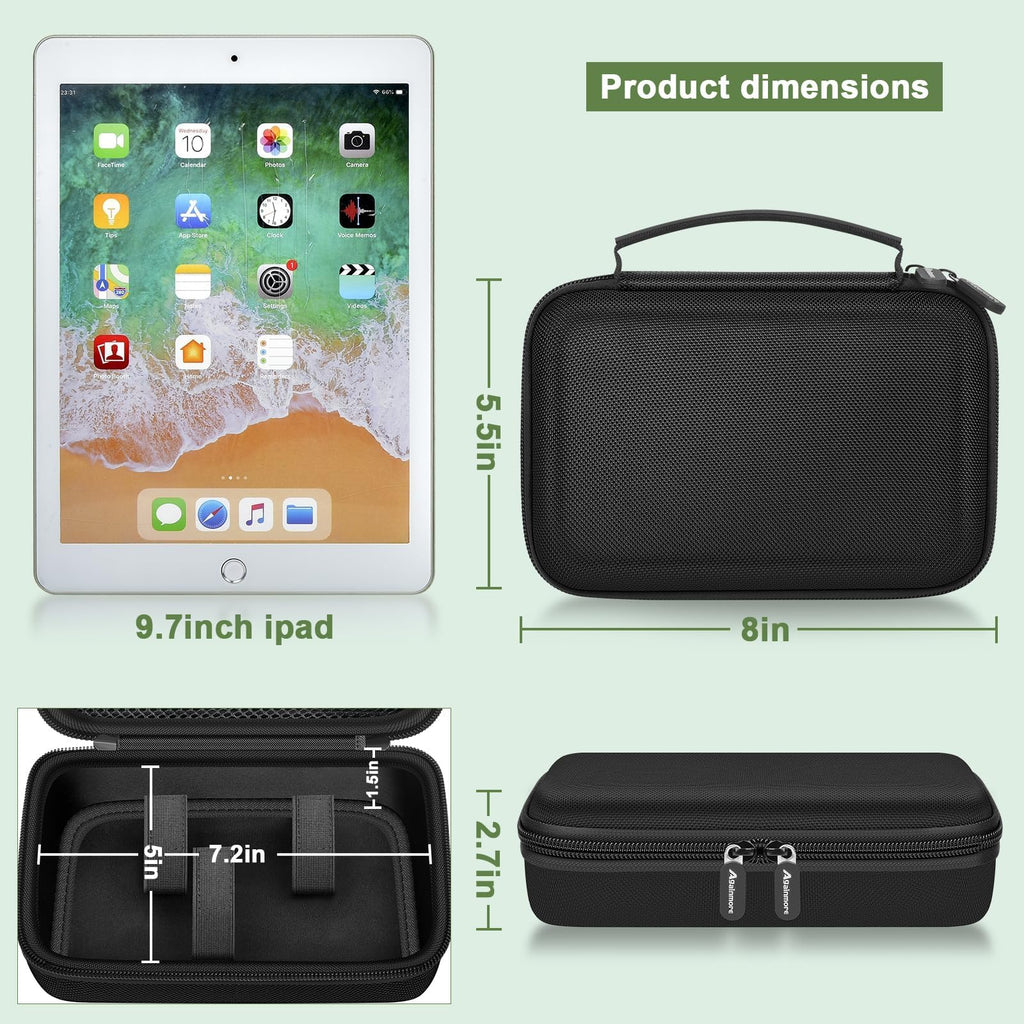 Againmore grooming kit organizer zippered mesh accessory pocket