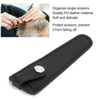 Cunyuer salon barber shears safety sheath bag open view