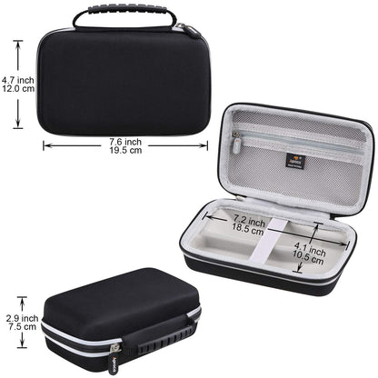 Aproca professional trimmer organizer case inside texture material close up view