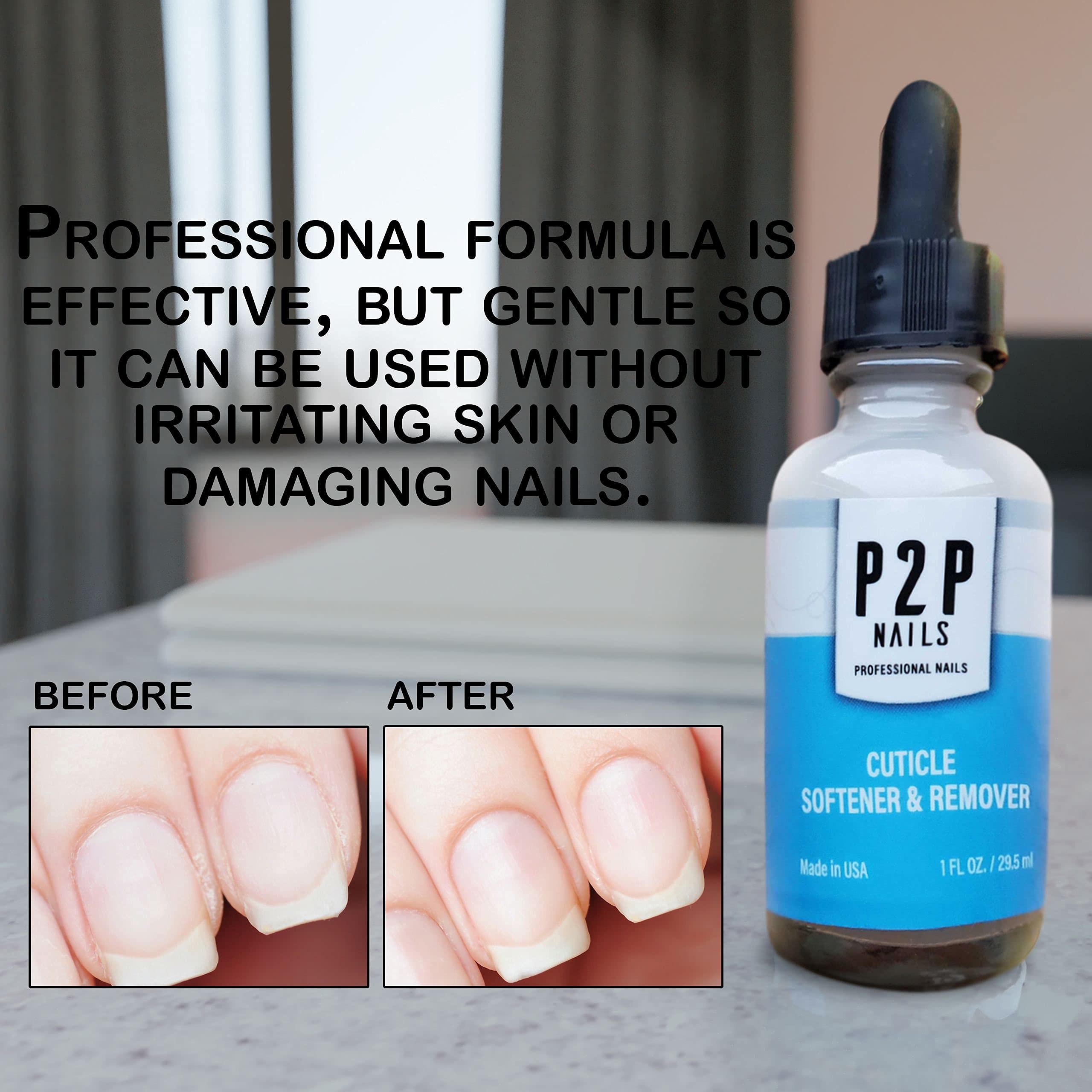 Professional P2P Nails cuticle care treatment bottle