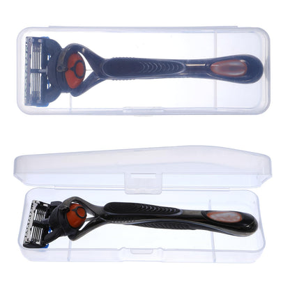 Eco-friendly pressure-resistant men's shaver container container open view