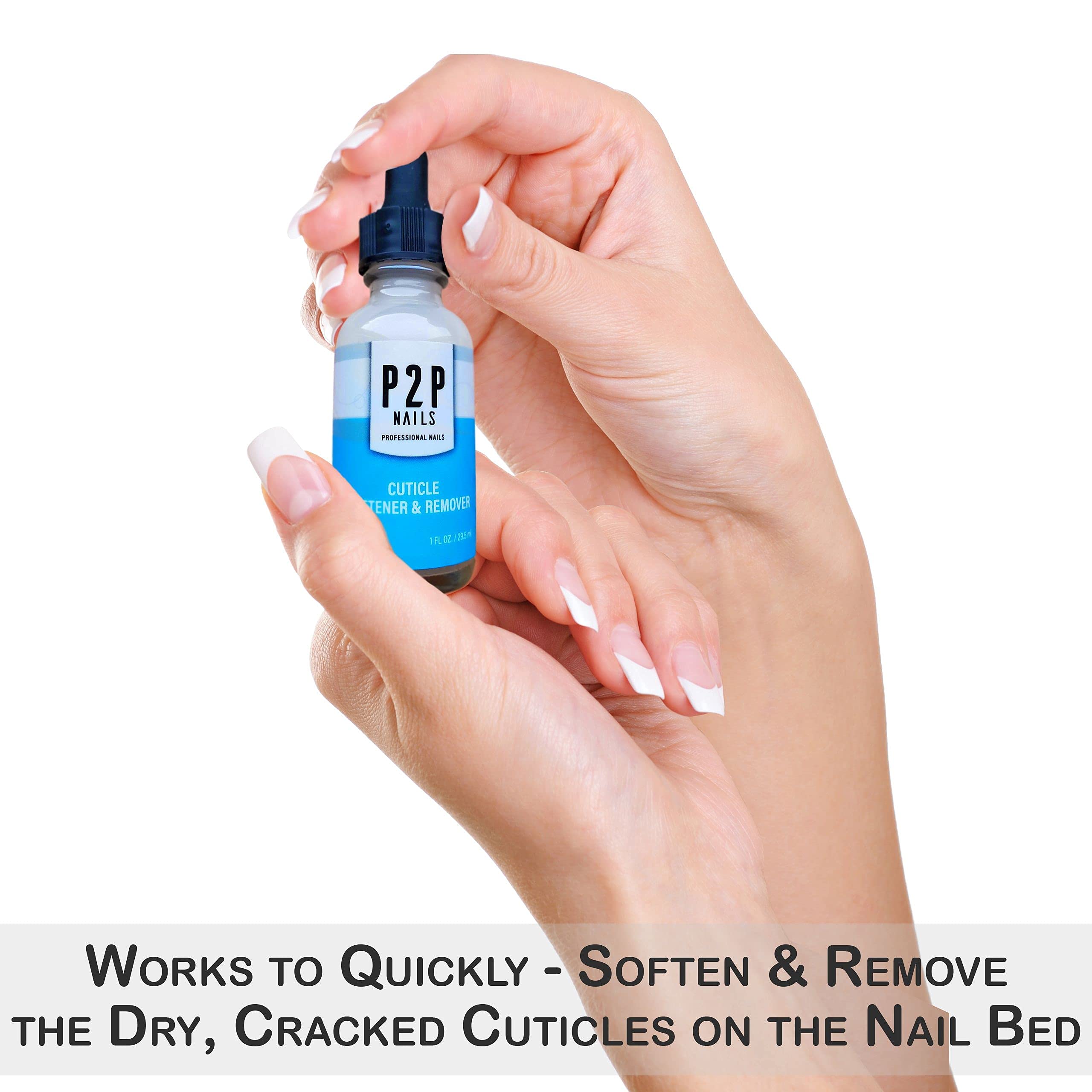 P2P Nails cuticle remover for manicures and pedicures