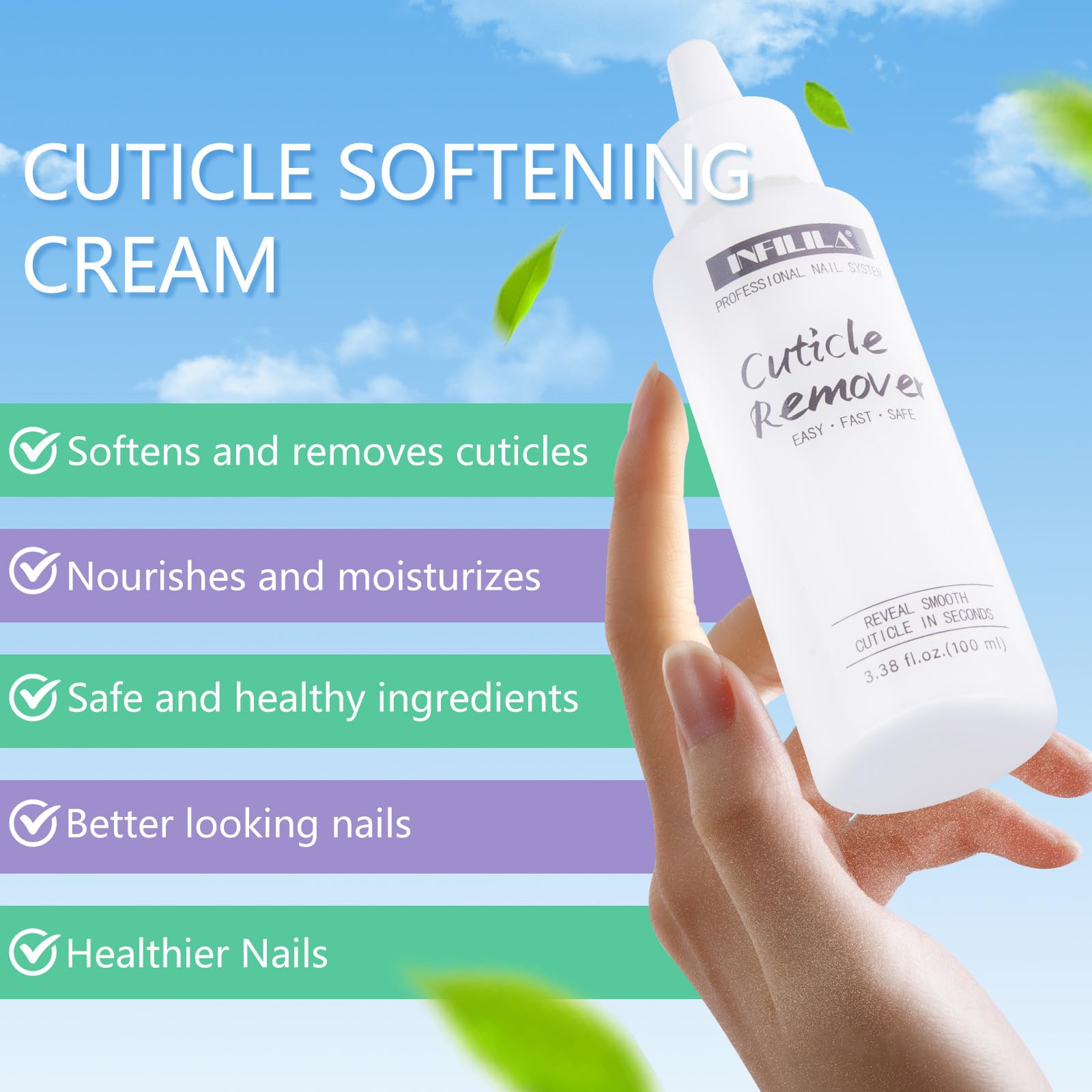 Nxj Infilila cuticle softener for manicure and pedicure application