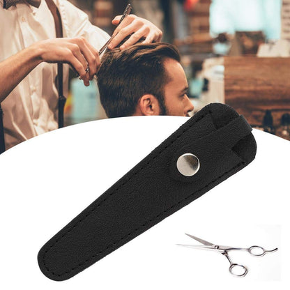 Rotekt1740 black hair cutting shears protector case illustrating blade safety coverage