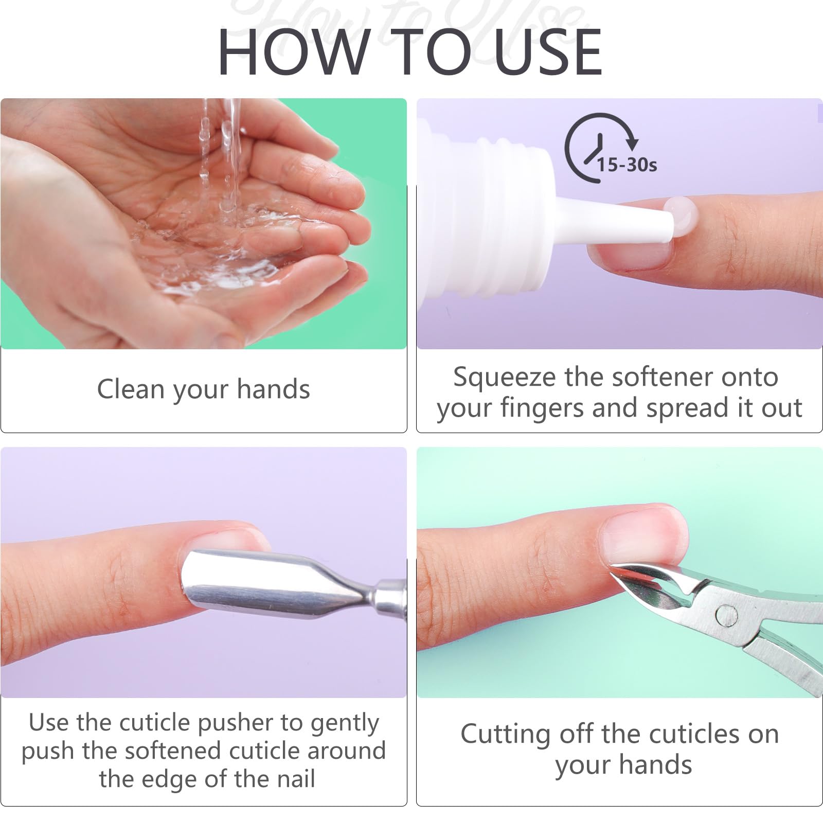 Nxj Infilila cuticle remover 100ml bottle salon grade formula