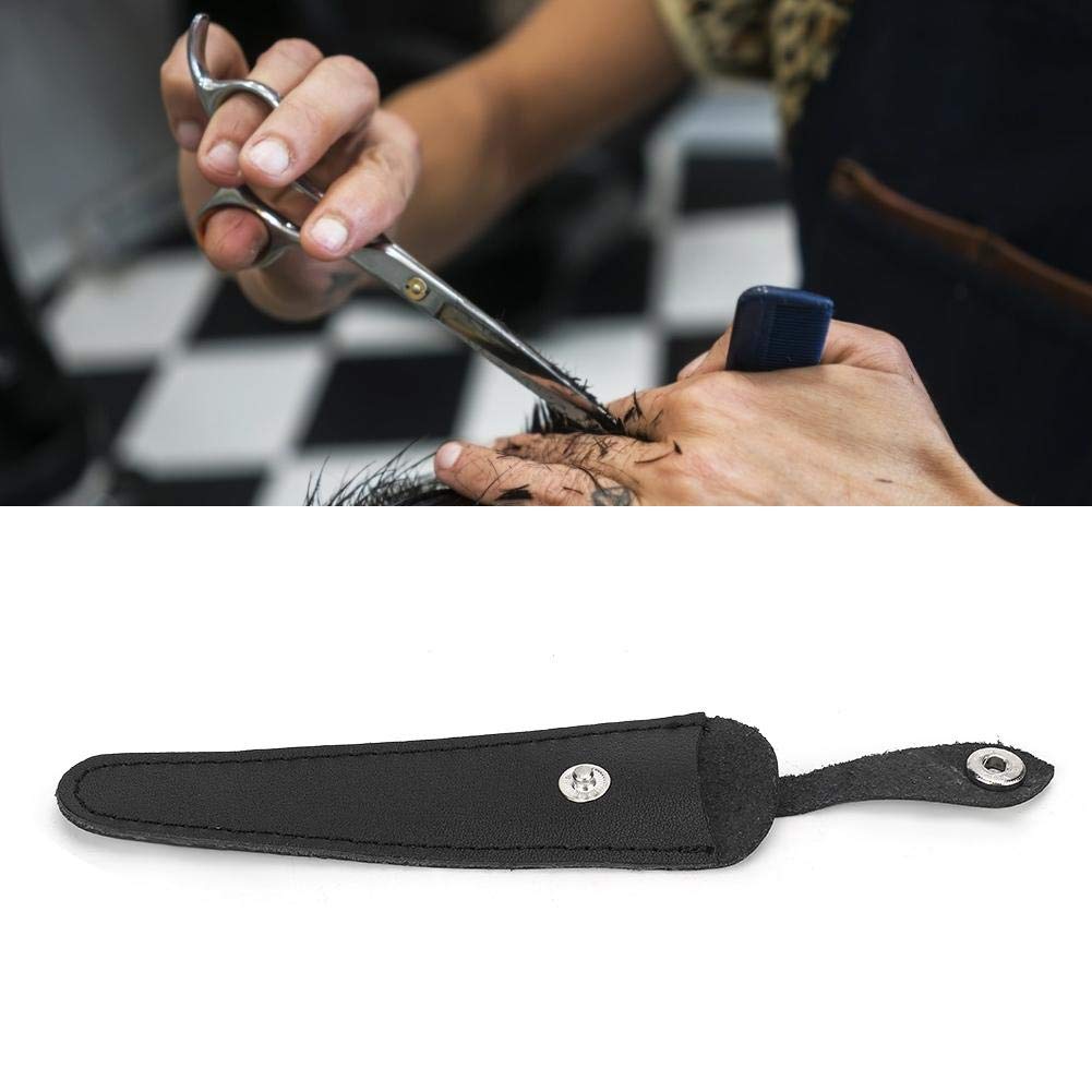 Rotekt1740 barber shear protective sleeve showing back stitching and durable alignment