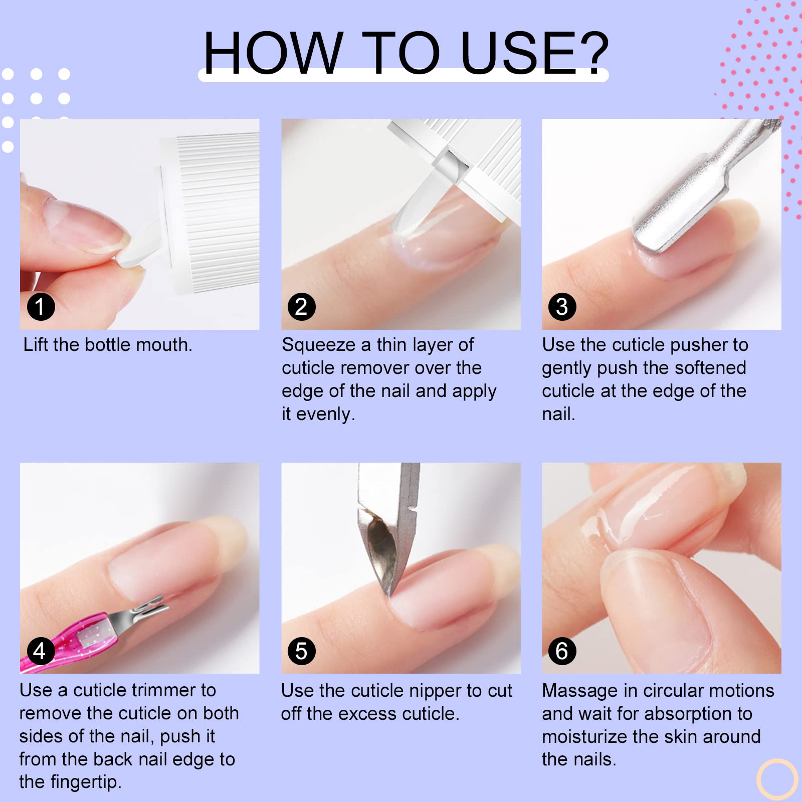 Professional nail grooming tools for at-home manicure