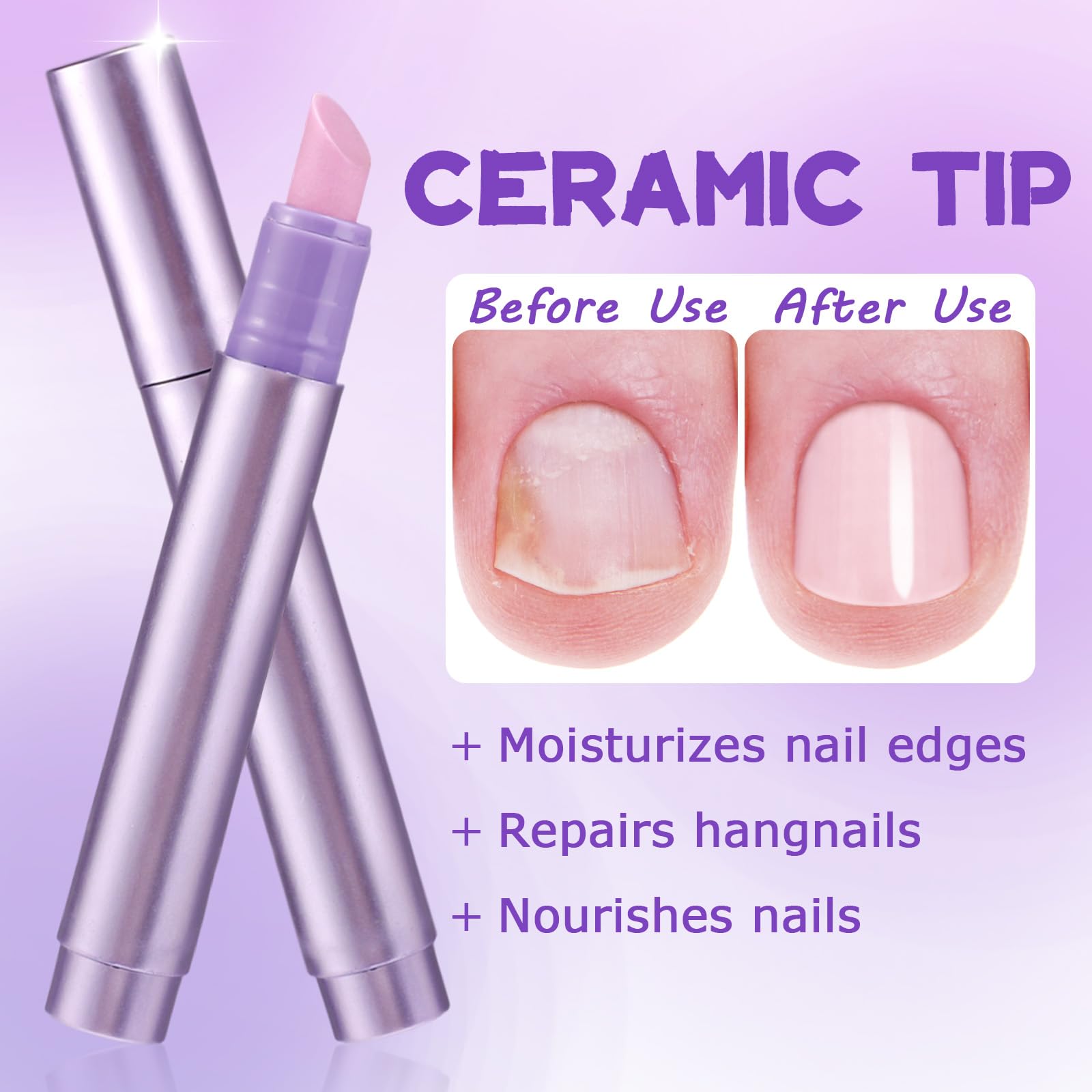 Sinbana cuticle remover pen showing twist mechanism
