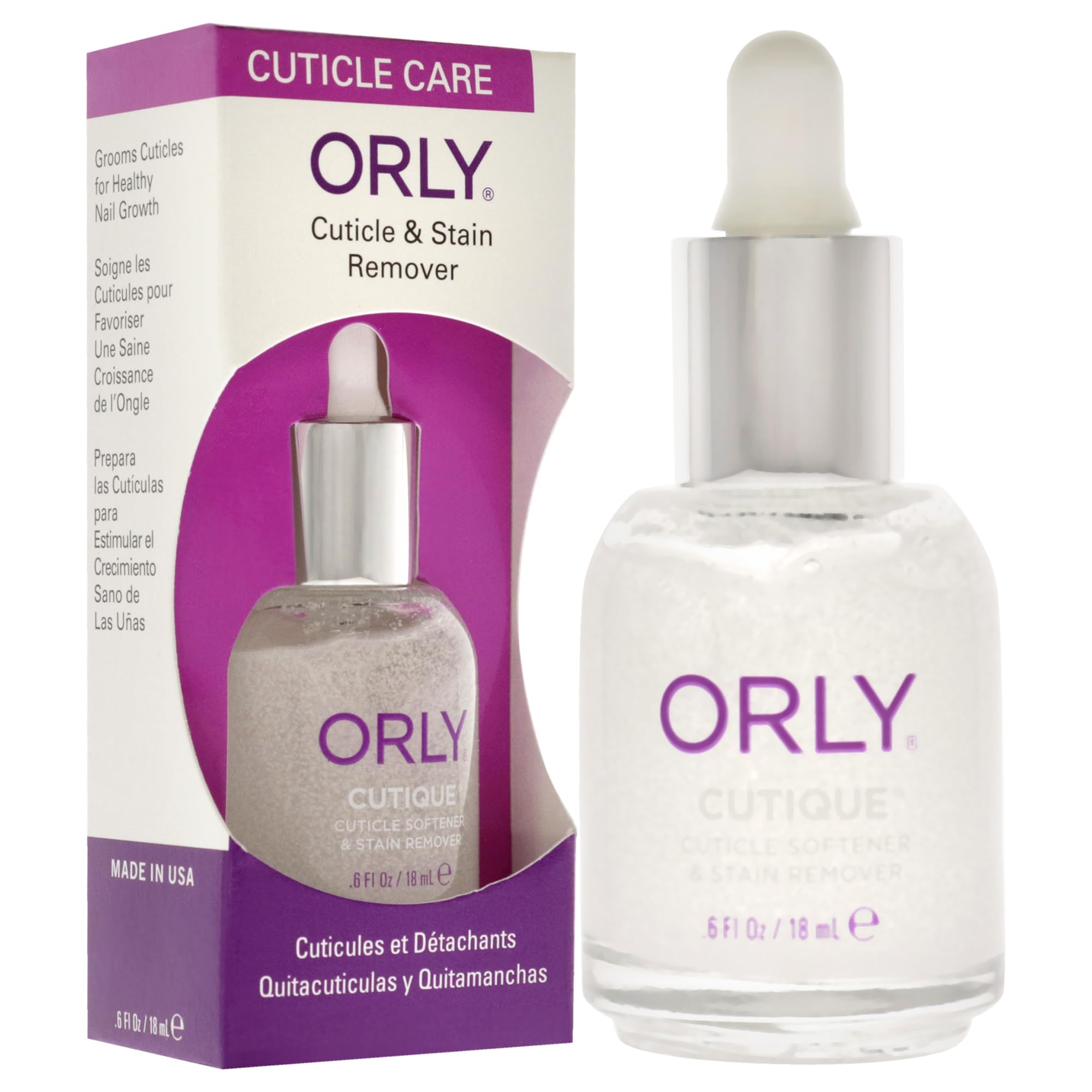Close up of Orly Cutique 0.6 Fluid Ounce nail care product