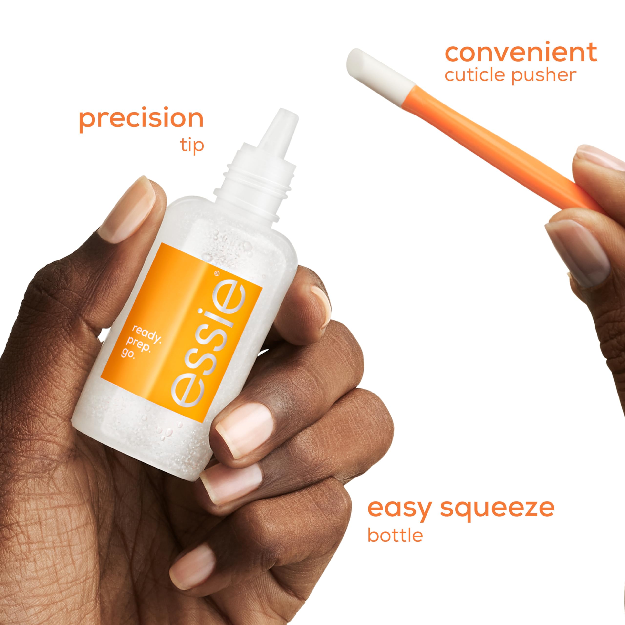 Reusable cuticle pusher included with Essie cuticle remover