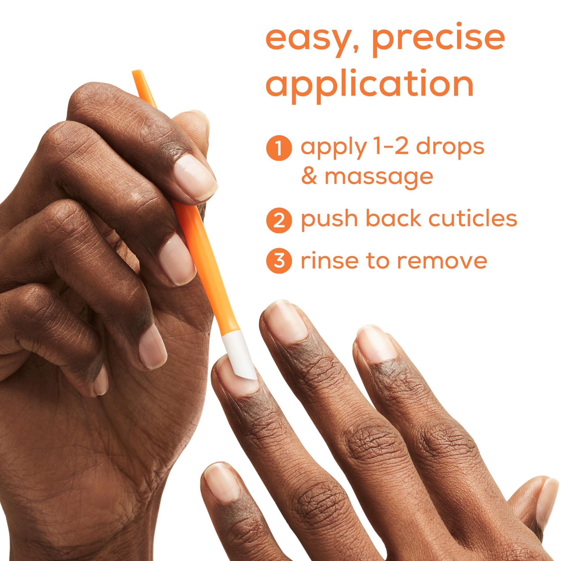 Close up of Essie Ready Prep Go gel formula application