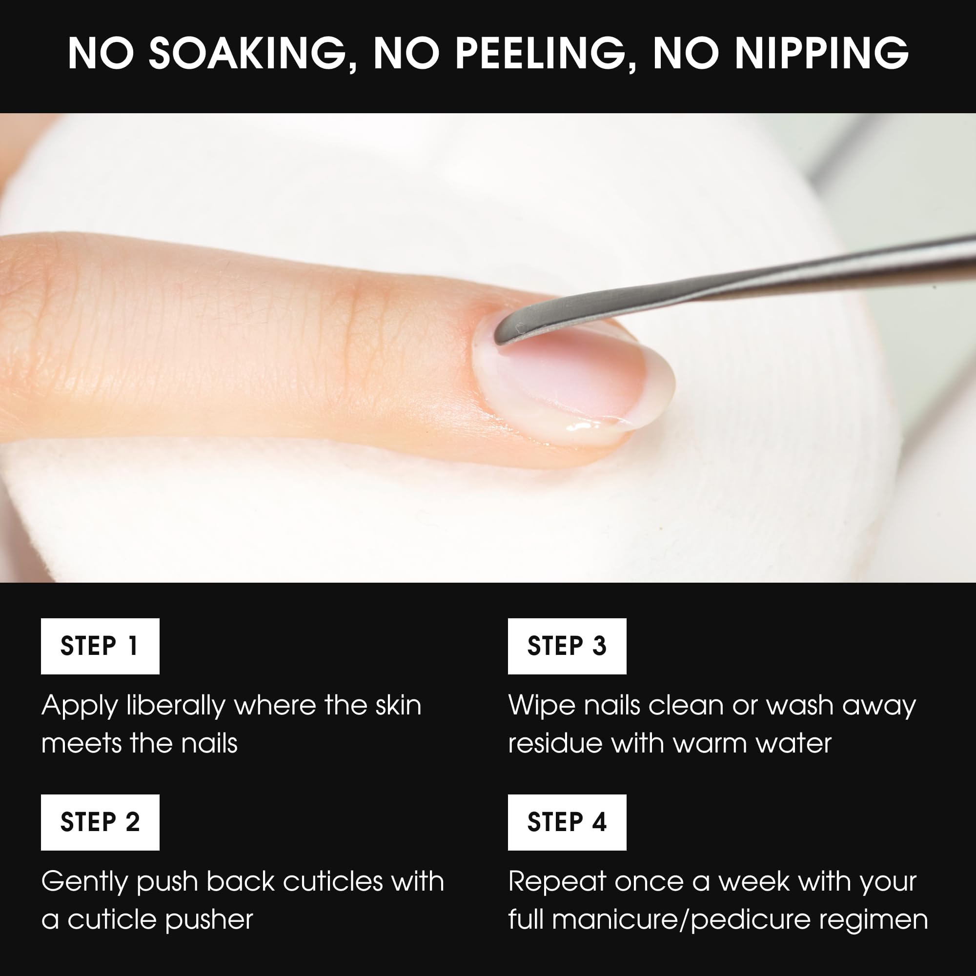 Professional nail care cuticle remover liquid product