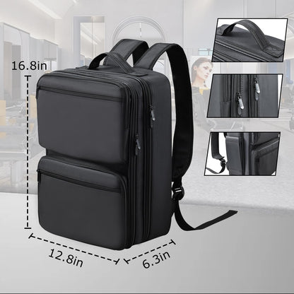 Yueieoun portable barber briefcase standing upright at a professional salon station layout