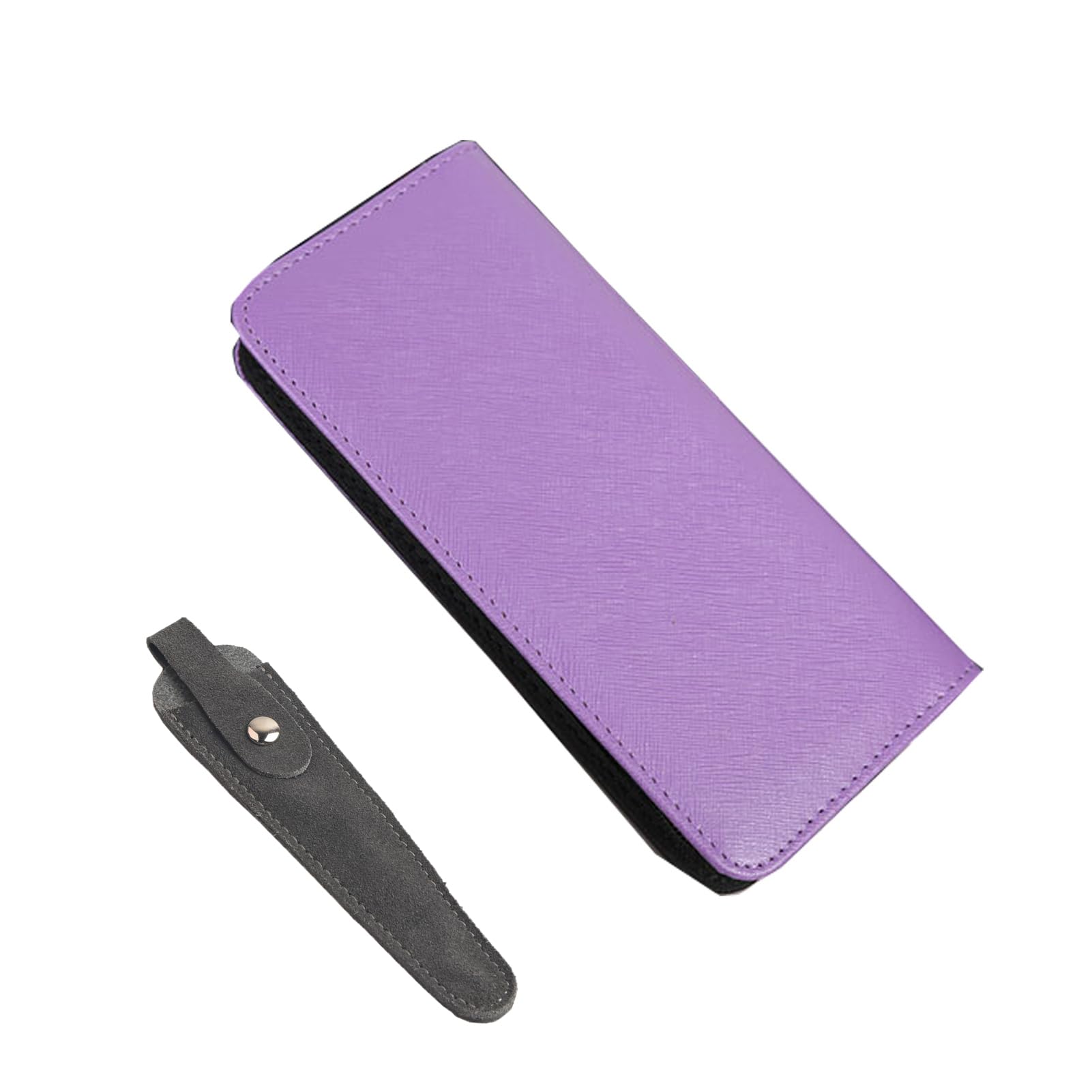 LAKE OF FIRE professional hairdressing pouch open view displaying internal comb storage slot