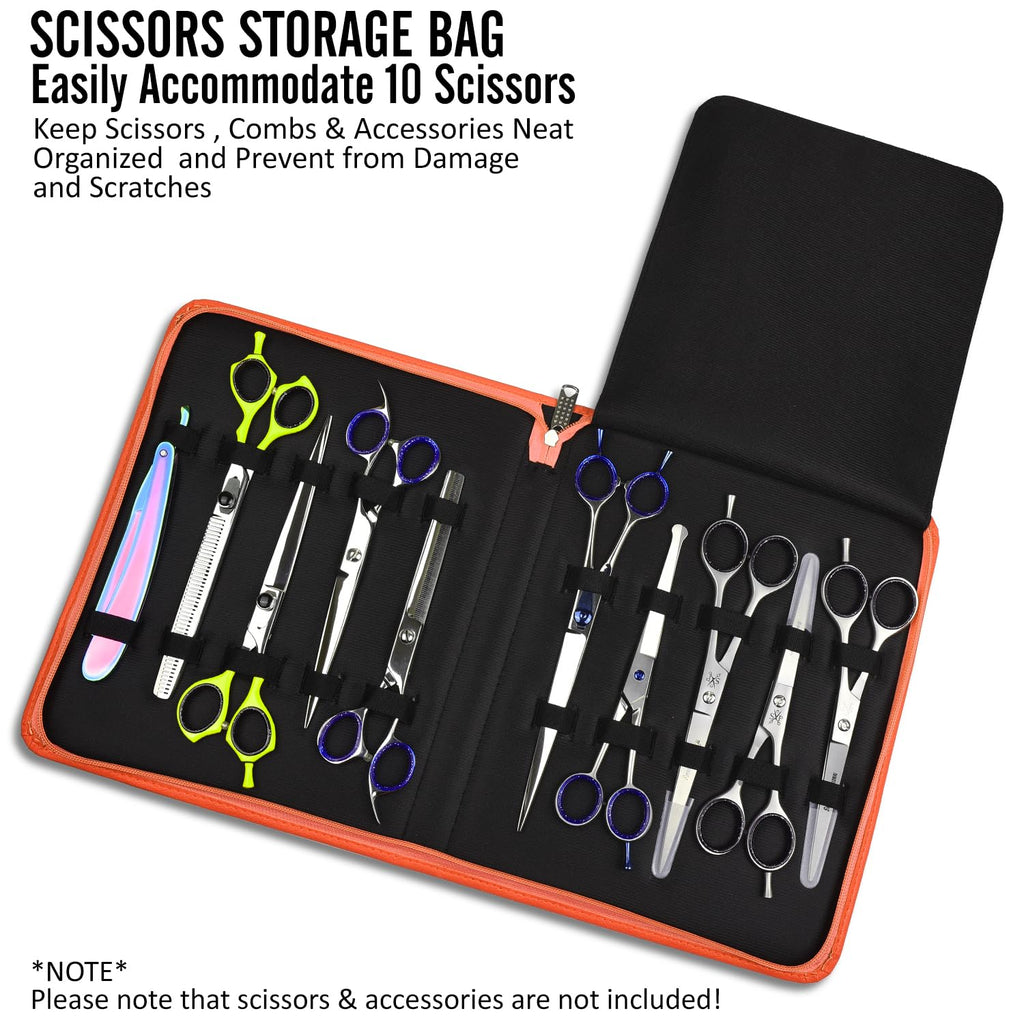 Shears Professional leather scissor case lifestyle angle